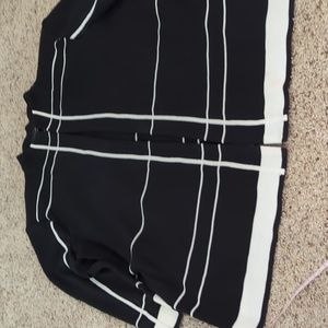 Ming Wang jacket size L black and white